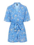 Y.A.S CON STAMPA FLOREALE E SCOLLATURA A V PLAYSUIT, Silver Lake Blue, highres - 26016482_SilverLakeBlue_730627_001.jpg