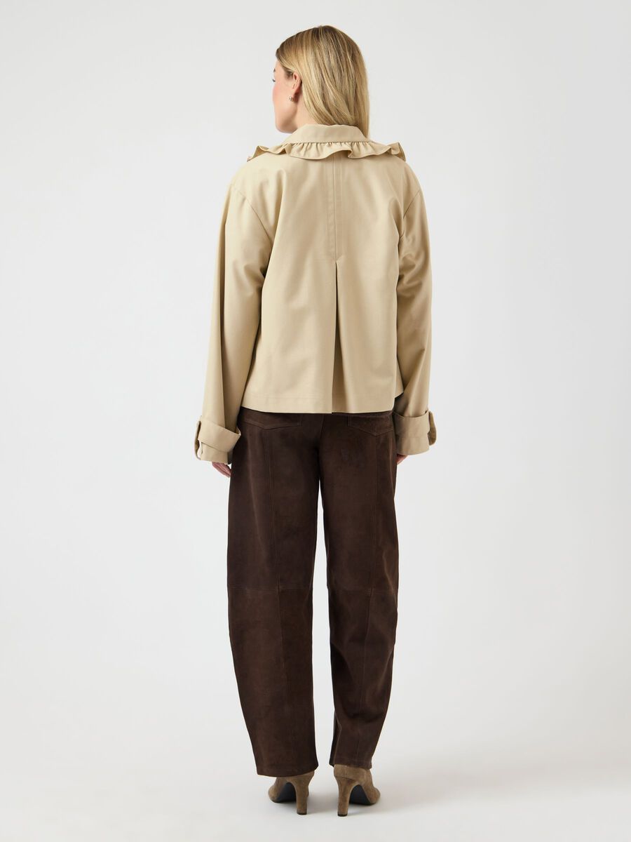 Product carousel image - YASELSANA SHORT TRENCHCOAT, Travertine | 2