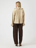 Product image thumbnail - YASELSANA SHORT TRENCHCOAT, Travertine | 4