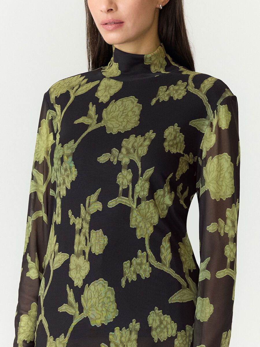 Carousel image 3 YASSHAMA LS HOGE HALS TOP, Black