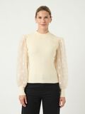 Product image thumbnail - YASDOTME TOP MED BALLONÆRMER, Birch | 1