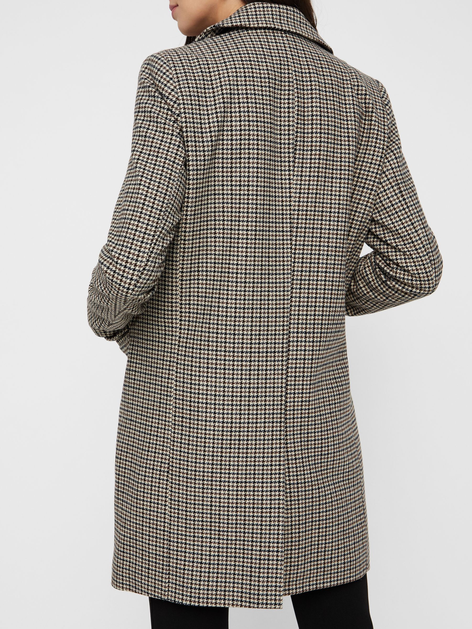 Scotch & soda bonded wool jacket check & solids black shop