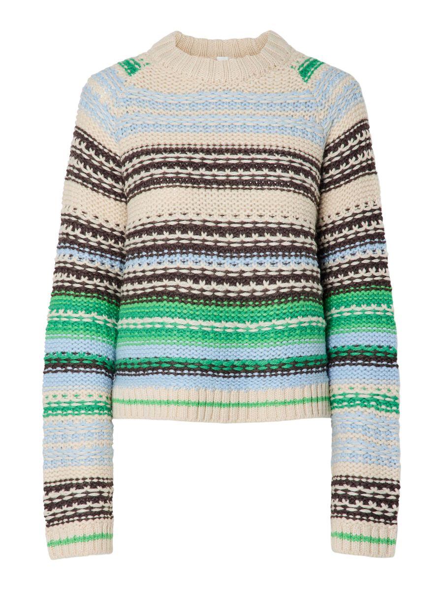 Product carousel image - YASBIBI KNITTED PULLOVER, Clear Sky | 2