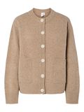 Product image thumbnail - YASNOLA KNITTED CARDIGAN, Oat Milk | 5