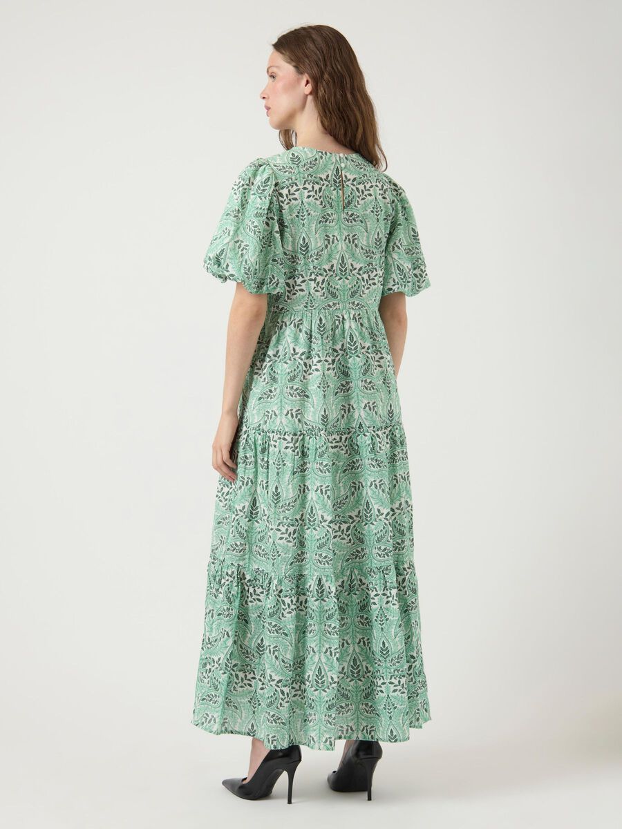 YAS YASBOTANICO LONG DRESS, Star White, highres - 26038372_StarWhite_1208840_004.jpg