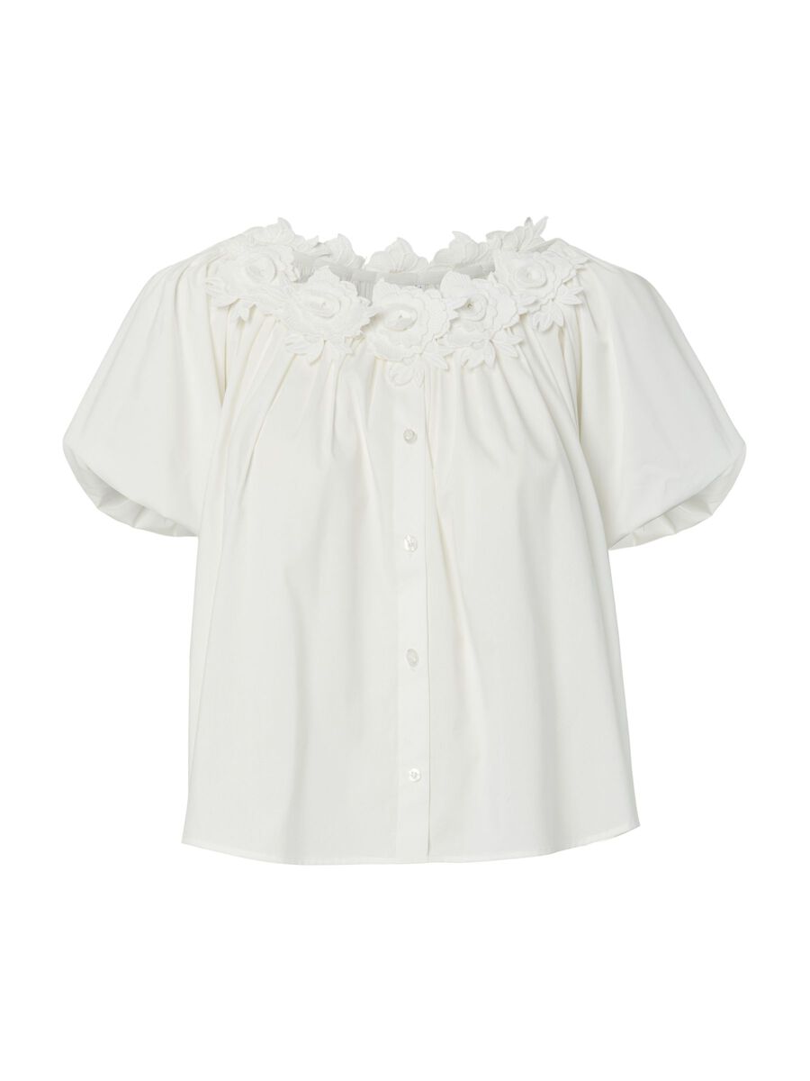 Product tile image - YASMANLY  OFF-SHOULDER TOP, Star White | 26040586_StarWhite