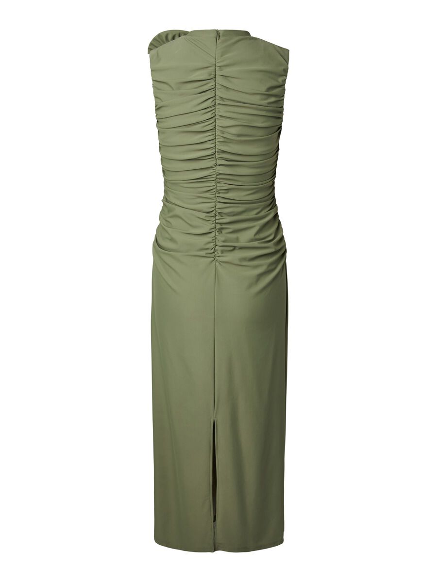 Carousel image - YASDONA MAXI DRESS, Oil Green | 7