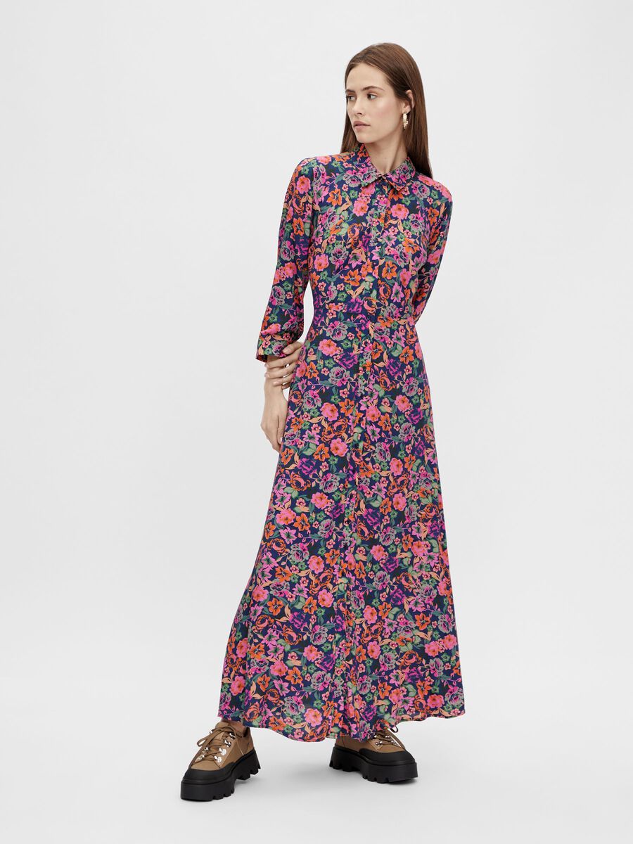 YAS YASALIRA SHIRT DRESS, Navy Peony, highres - 26026114_NavyPeony_912392_003.jpg