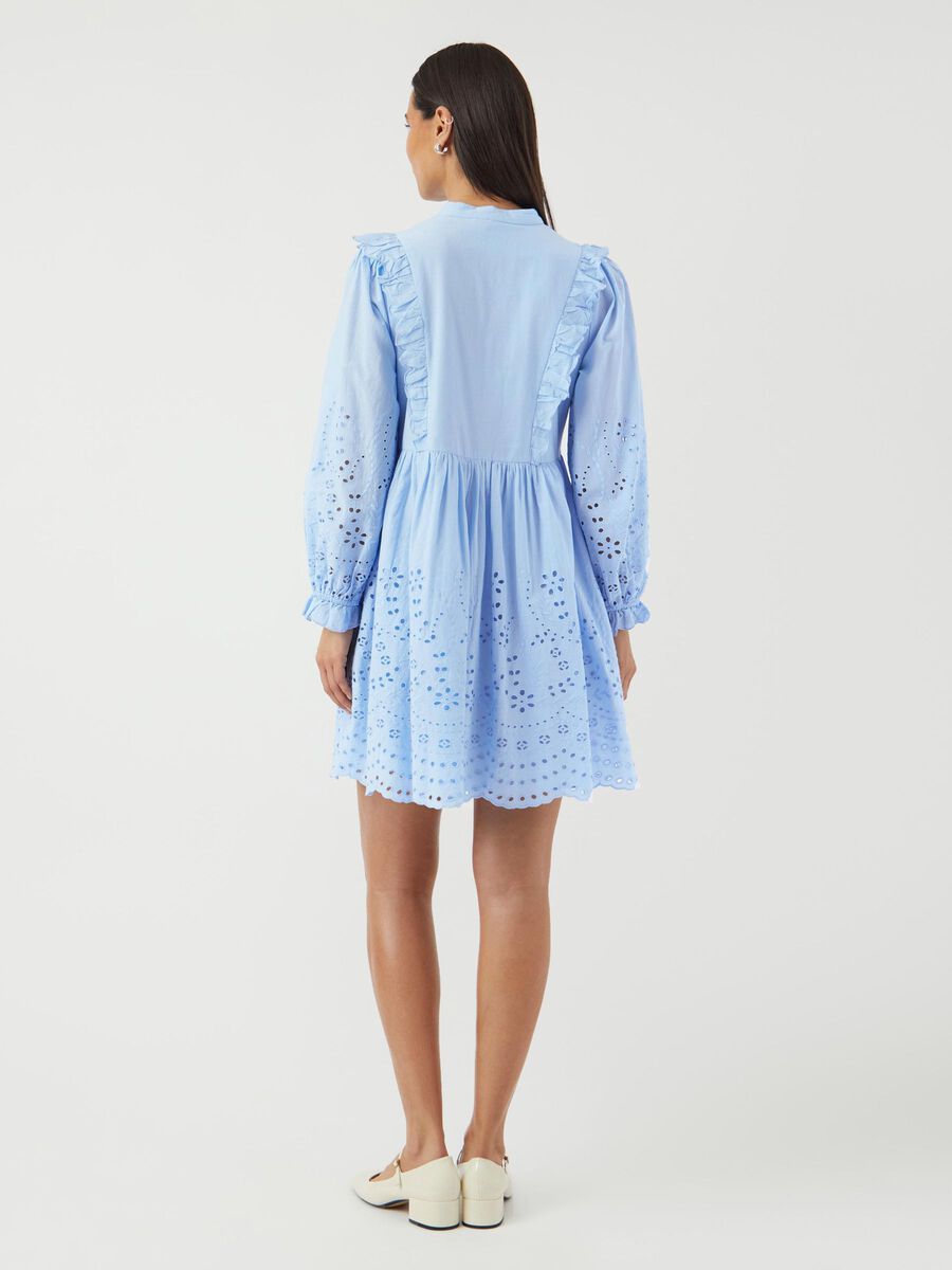 YAS YASLUMA MINI DRESS, Clear Sky, highres - 26036256_ClearSky_004.jpg