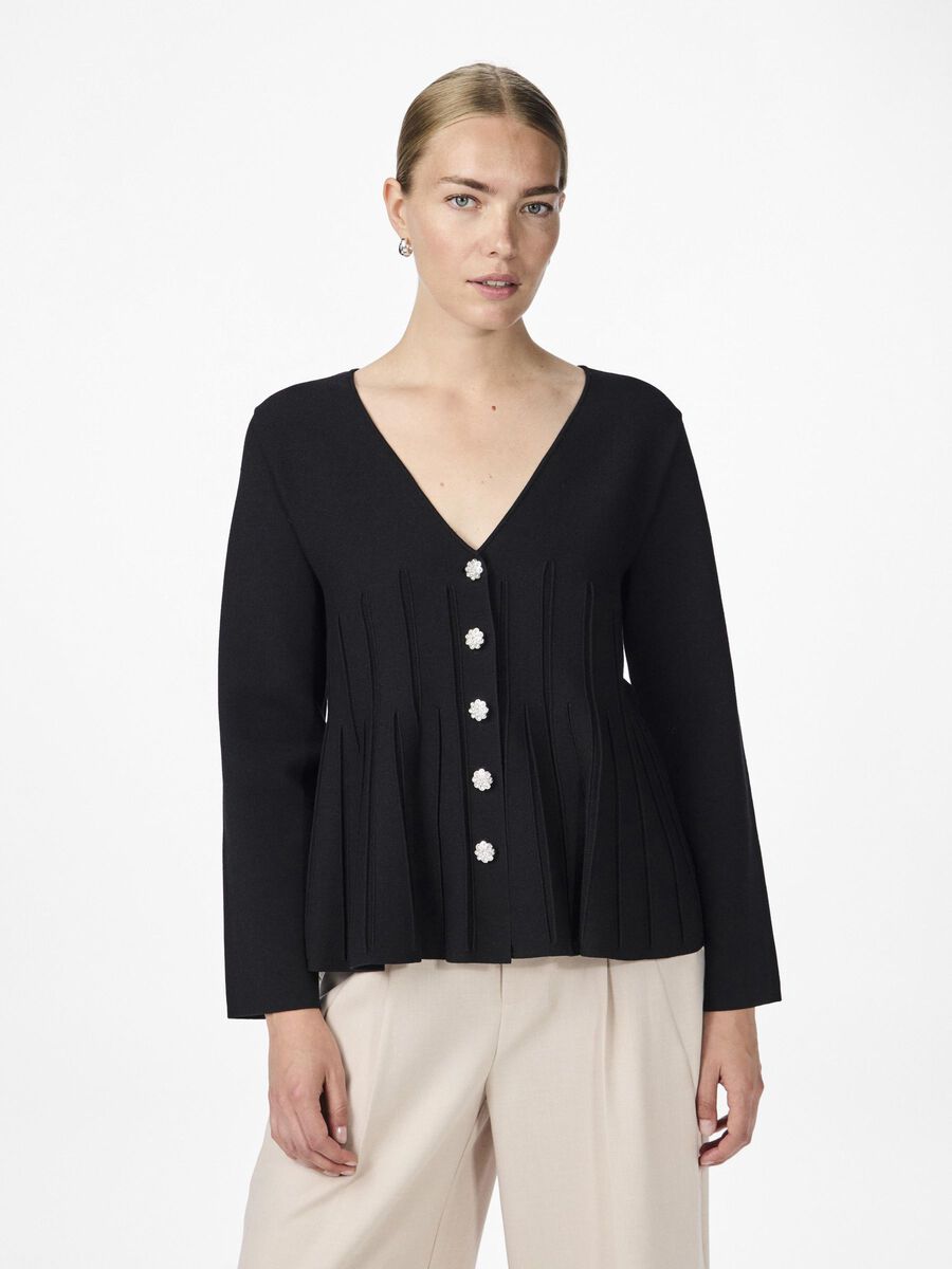 YAS YASMIKKA STRICKJACKE, Black, highres - 26036254_Black_003.jpg