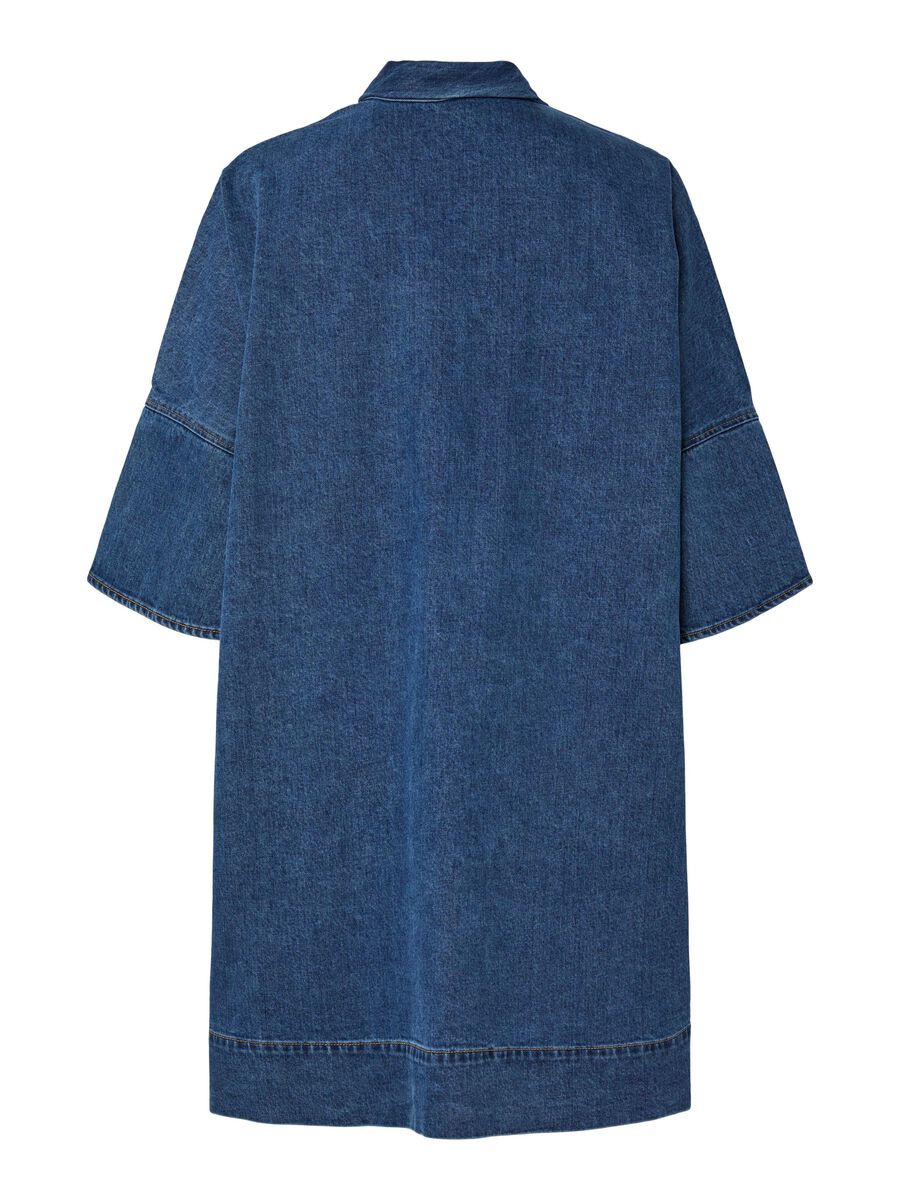 Carousel image - YASLIRA 3/4 DENIM DRESS, Medium Blue Denim | 6