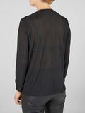 Y.A.S FRONT KNOT BLOUSE, Black, highres - 26008863_Black_004.jpg