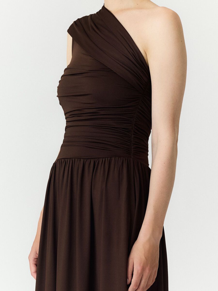 Carousel image 3 YASWINJA  MAXI DRESS, Coffee Bean