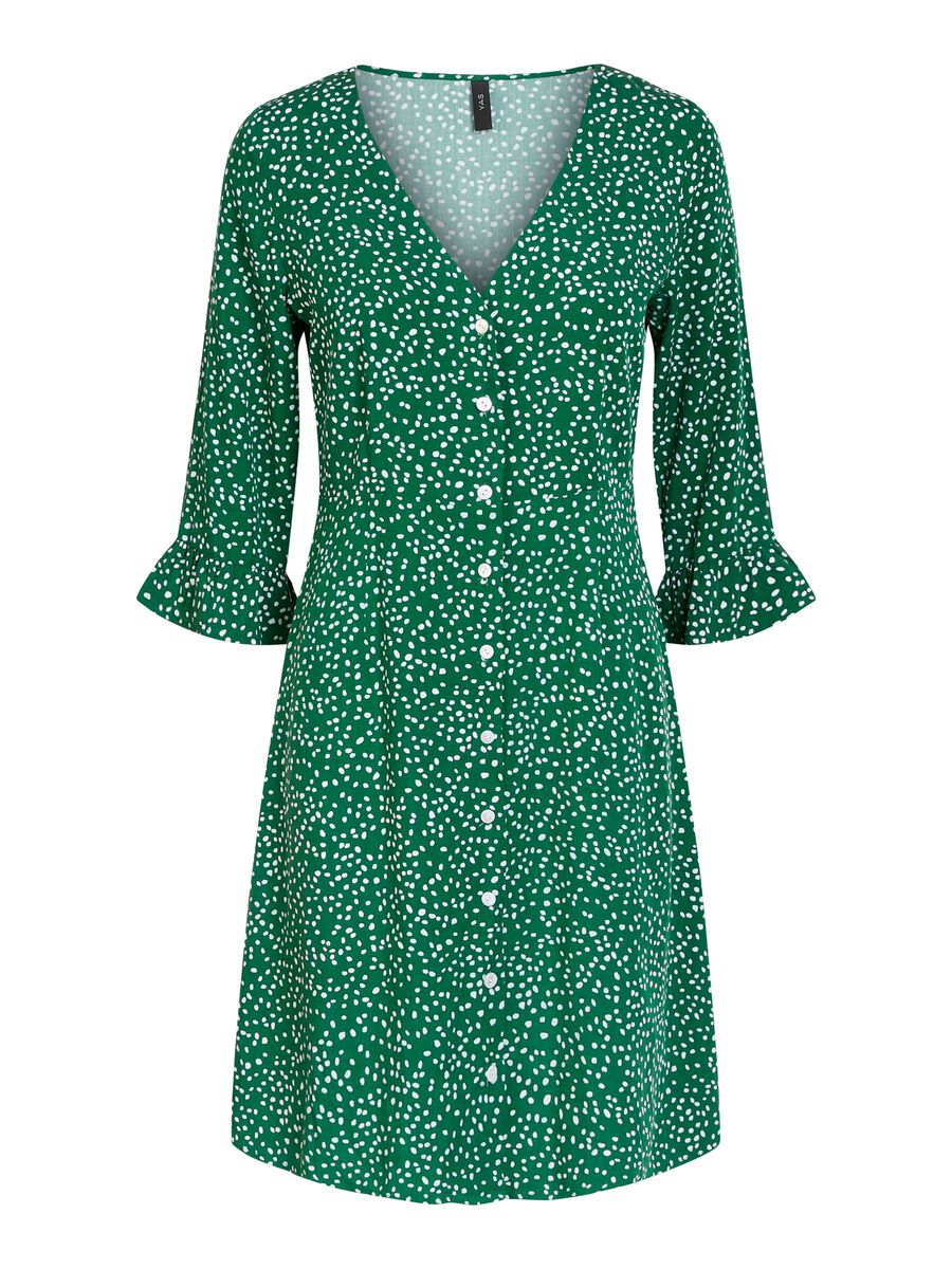Y.A.S SHORT DRESS, Foliage Green, highres - 26016613_FoliageGreen_726466_001.jpg