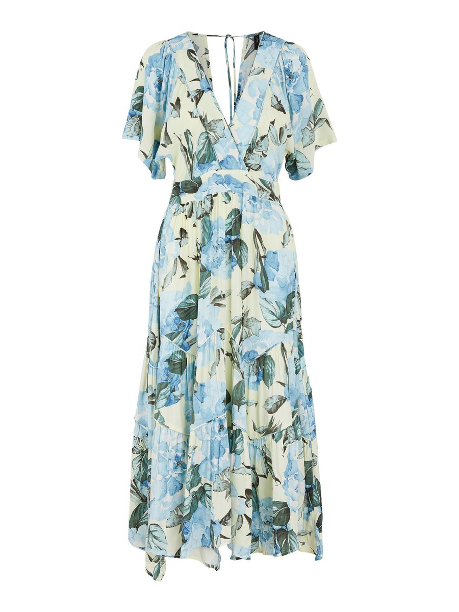 Carousel image - YASROSEBLOOM MAXI DRESS, Transparent Yellow | 1