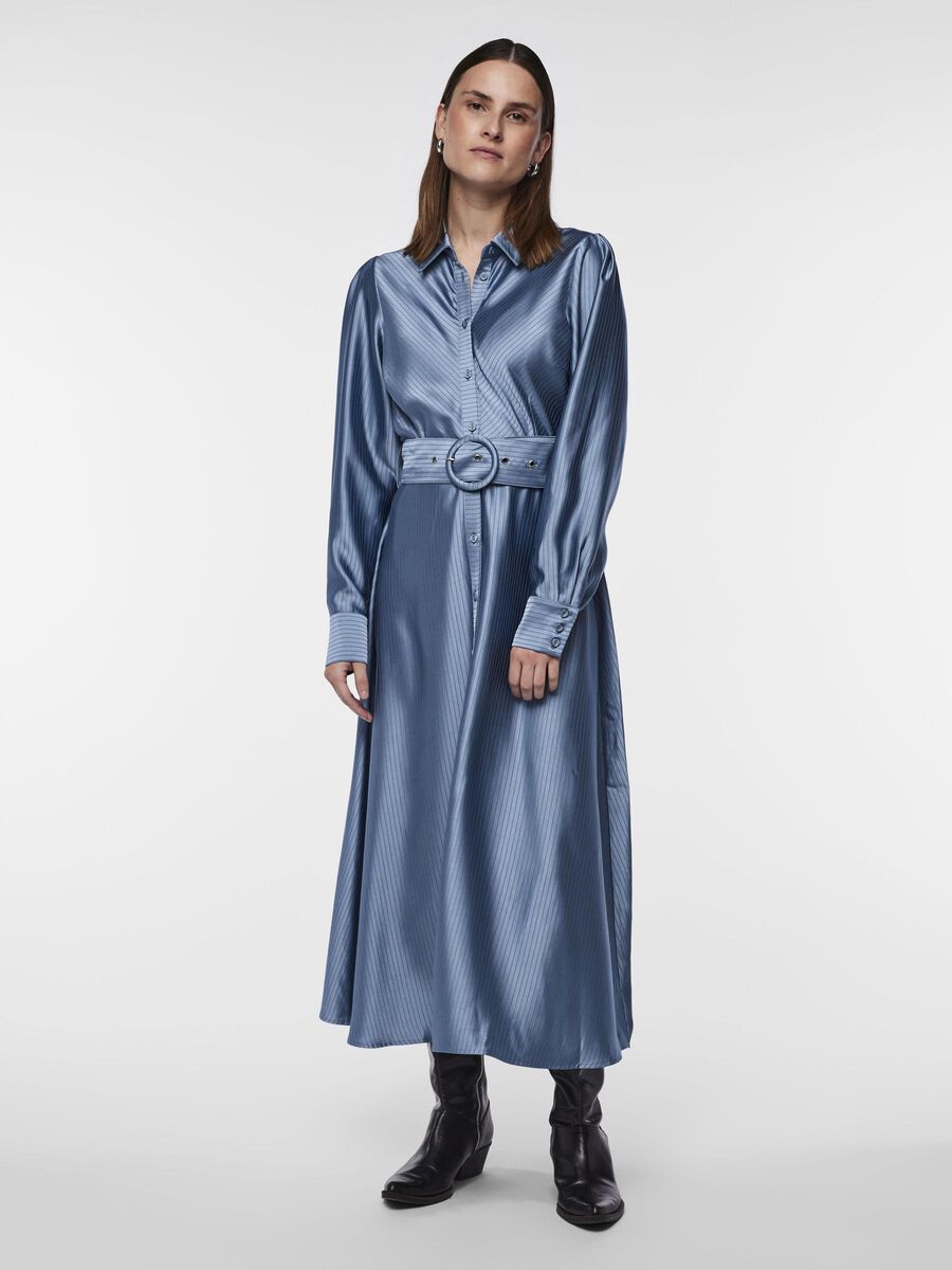 Y.A.S YASEMPI SHIRT DRESS, Provincial Blue, highres - 26032831_ProvincialBlue_003.jpg