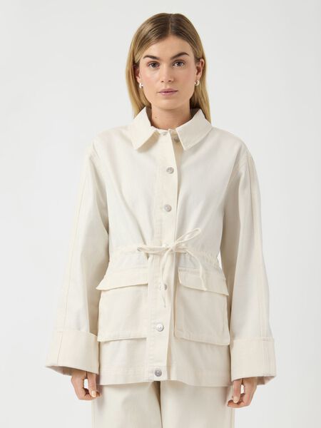 YAS YASLISA - PARKA EN DENIM VESTE, Ecru, highres - 26041077_Ecru_003.jpg