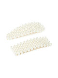 Pieces 2-PACK BEADED HAIR CLIPS, Gold Colour, highres - 17101394_GoldColour_737699_001.jpg
