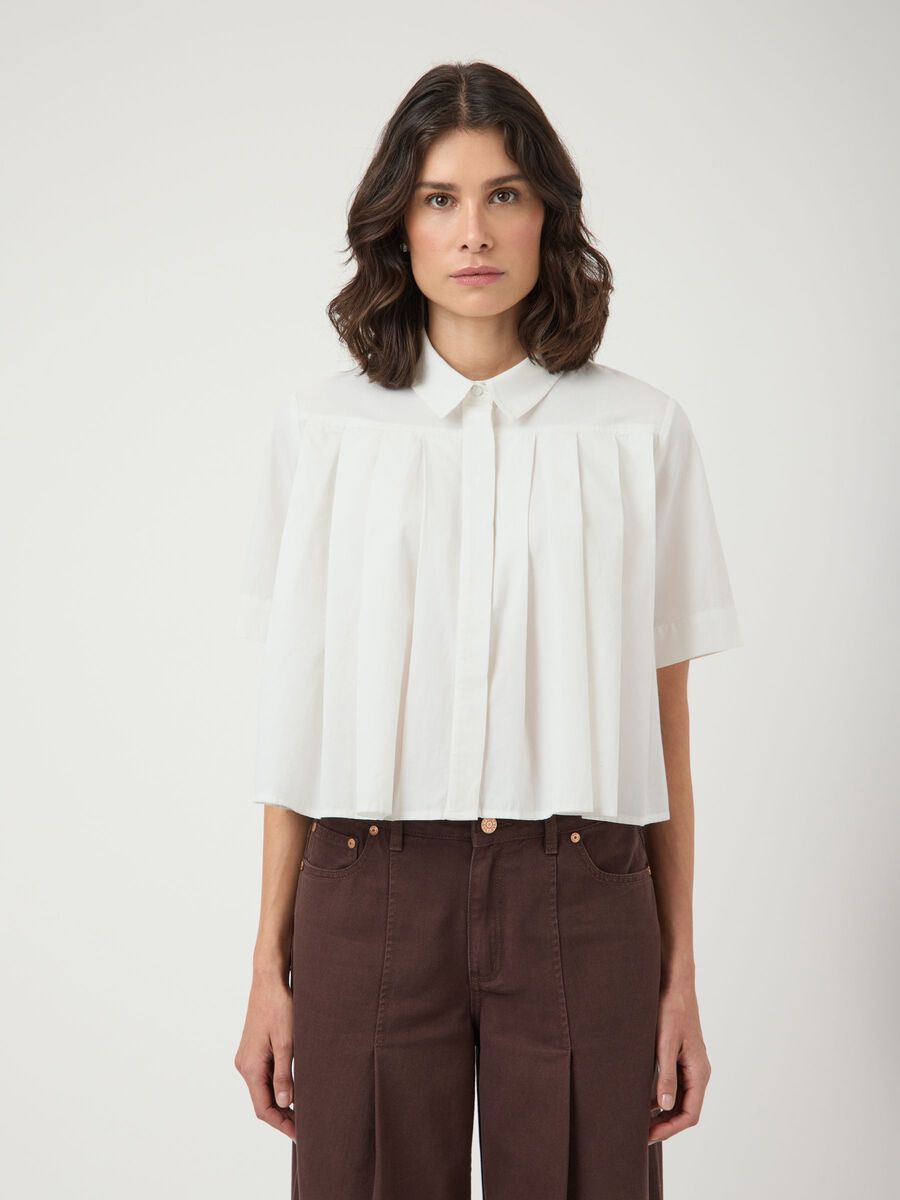 Product carousel image - YASSKYMA - COURTE CHEMISE, Star White | 1