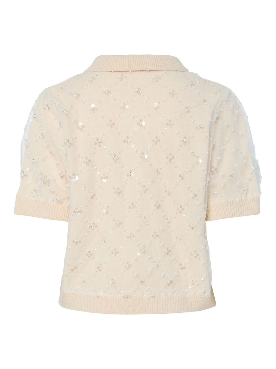 Carousel image - YASMERILLA KNITTED CARDIGAN, Birch | 6
