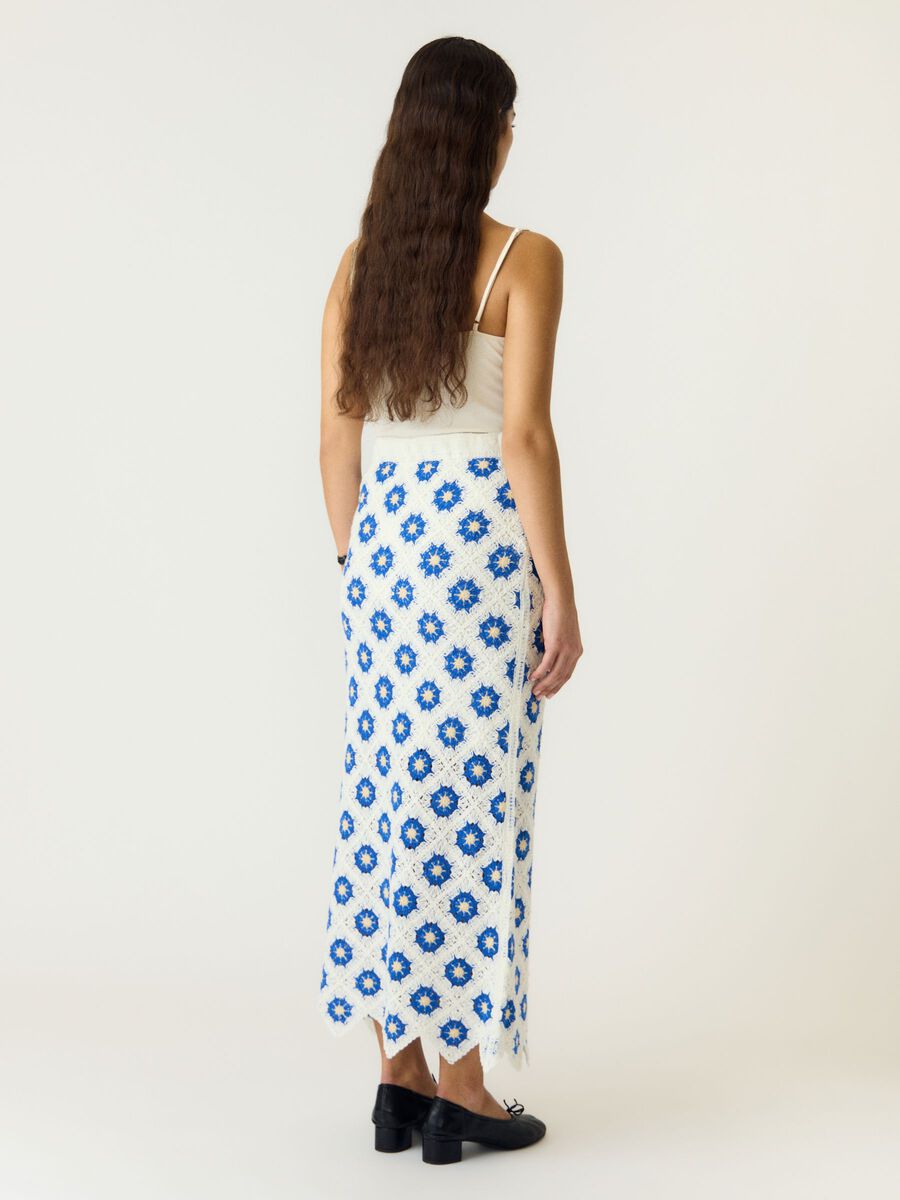 Product carousel image - YASBALIS HMW CROCHET  MIDI SKIRT, Birch | 2