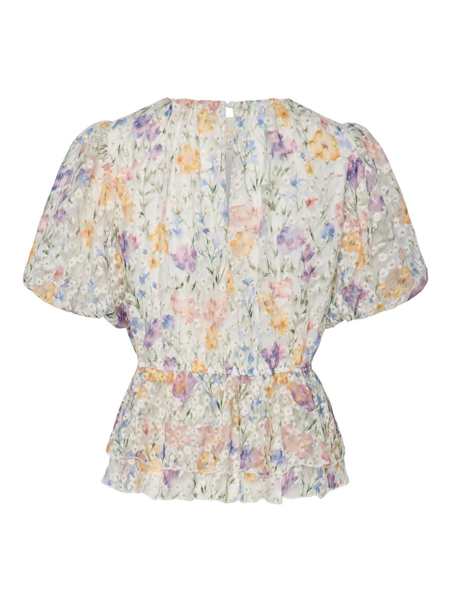 YAS YASLEANNA SHORT SLEEVED TOP, Star White, highres - 26037141_StarWhite_002.jpg