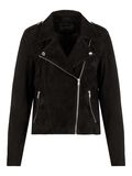 YAS YASFULIA WILDLEDER BIKERJACKE, Black, highres - 26018161_Black_001.jpg