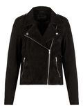 Y.A.S YASFULIA SUEDE BIKER JACKET, Black, highres - 26018161_Black_001.jpg