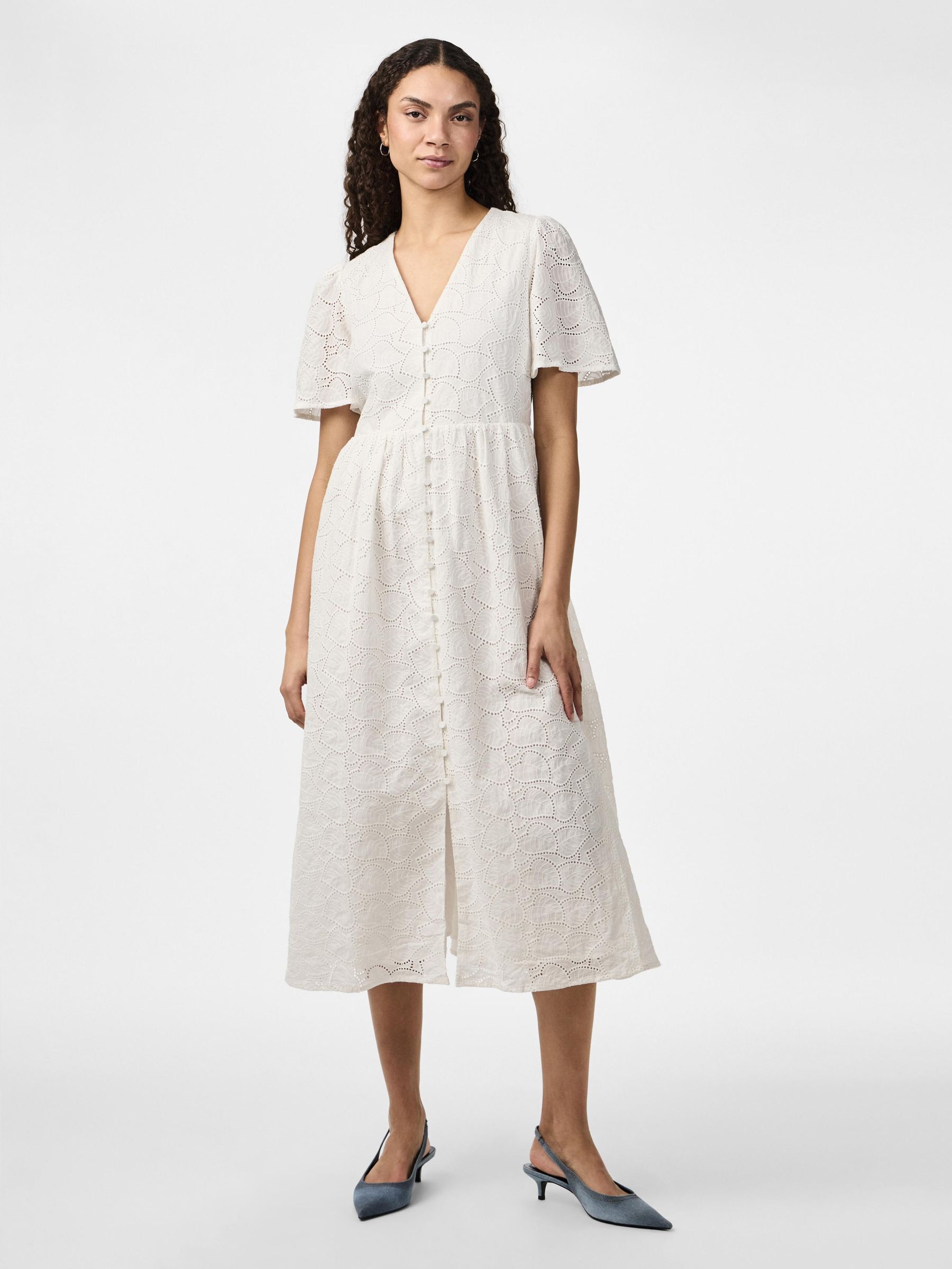 YASWIOLA MIDI JURK Wit YAS Belgie