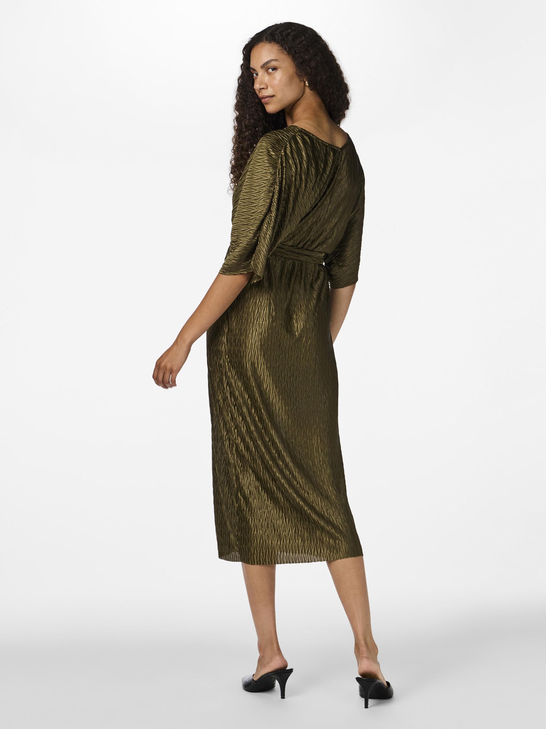 Yas pleated dress cheap