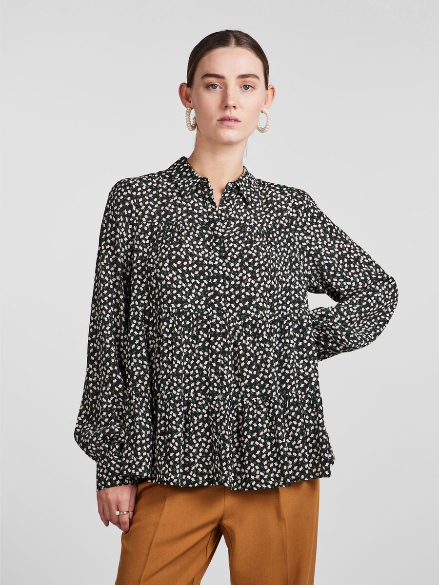 Y.A.S YASDITSY BLOUSE, Black, highres - 26031336_Black_1054112_003.jpg