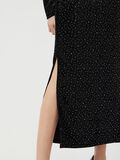 Product image thumbnail - YASTILLIA FLUWEEL MAXI-JURK, Black | 5