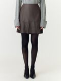 Product image thumbnail 1 YASCOLLY LEATHER SKIRT, Chocolate Brown