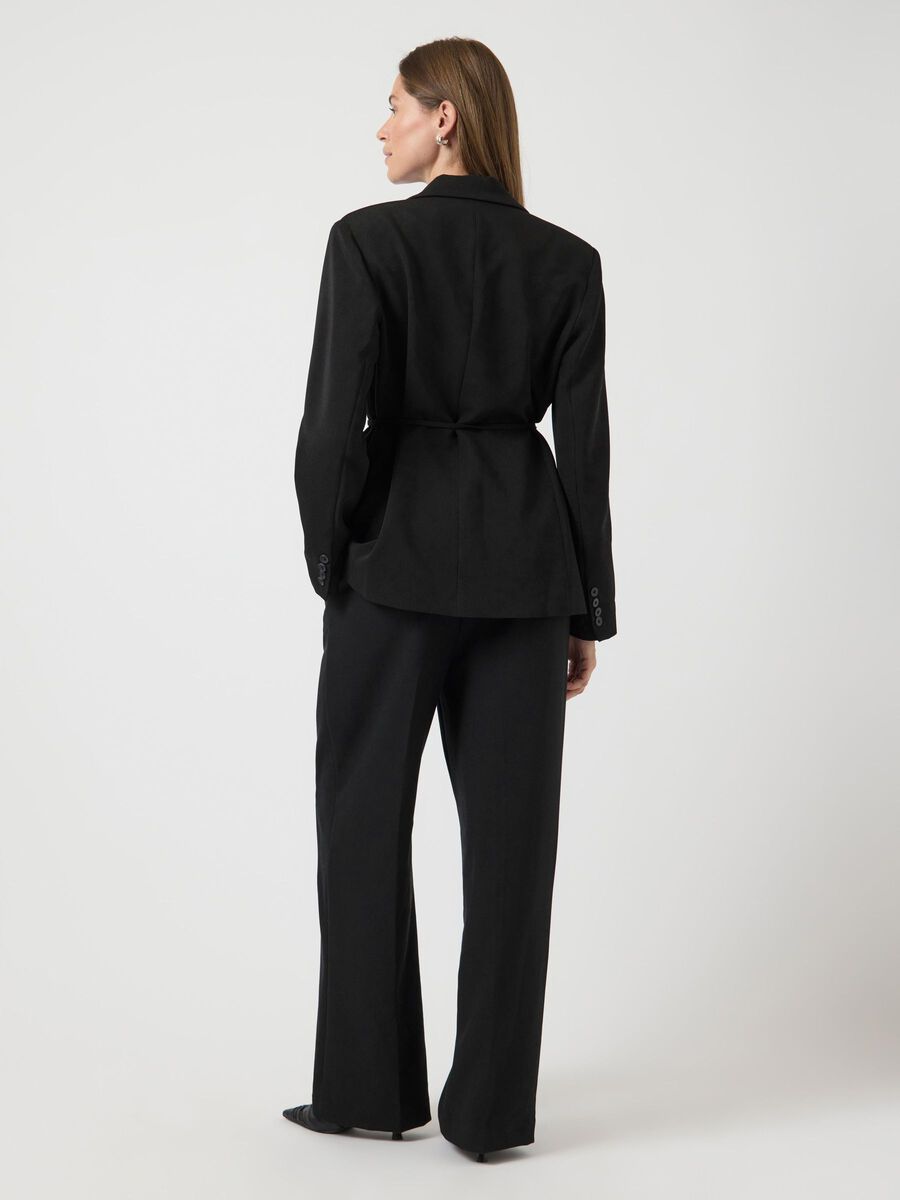 YAS YASHANIA TIE BELT BLAZER, Black, highres - 26039774_Black_004.jpg