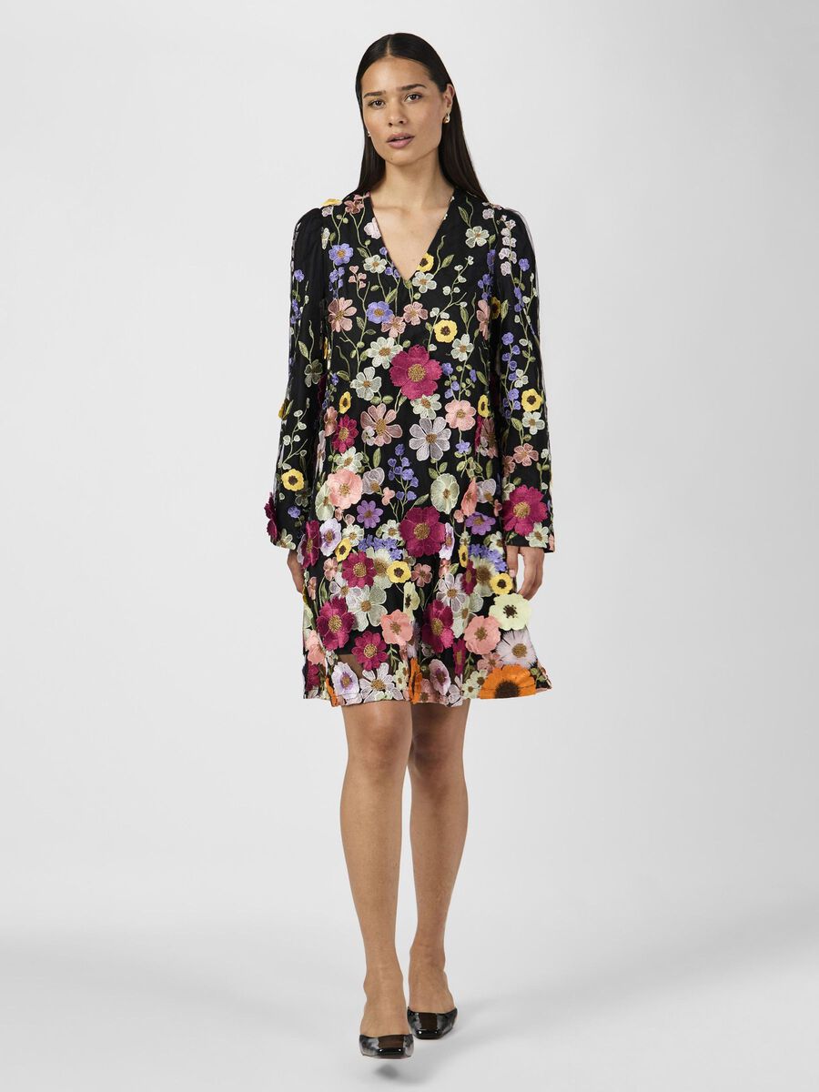 YAS YASFLOWERING MINI DRESS, Black, highres - 26037682_Black_005.jpg