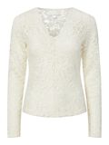 YAS YASLACEY LACE LONG SLEEVED TOP, Pristine, highres - 26039993_Pristine_001.jpg