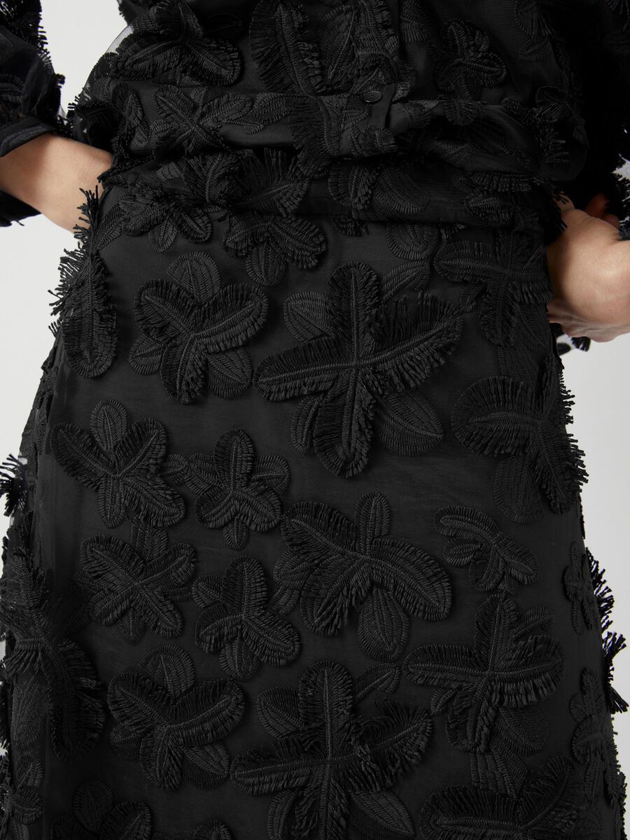 Carousel image - YASKARLY MIDI SKIRT, Black | 3