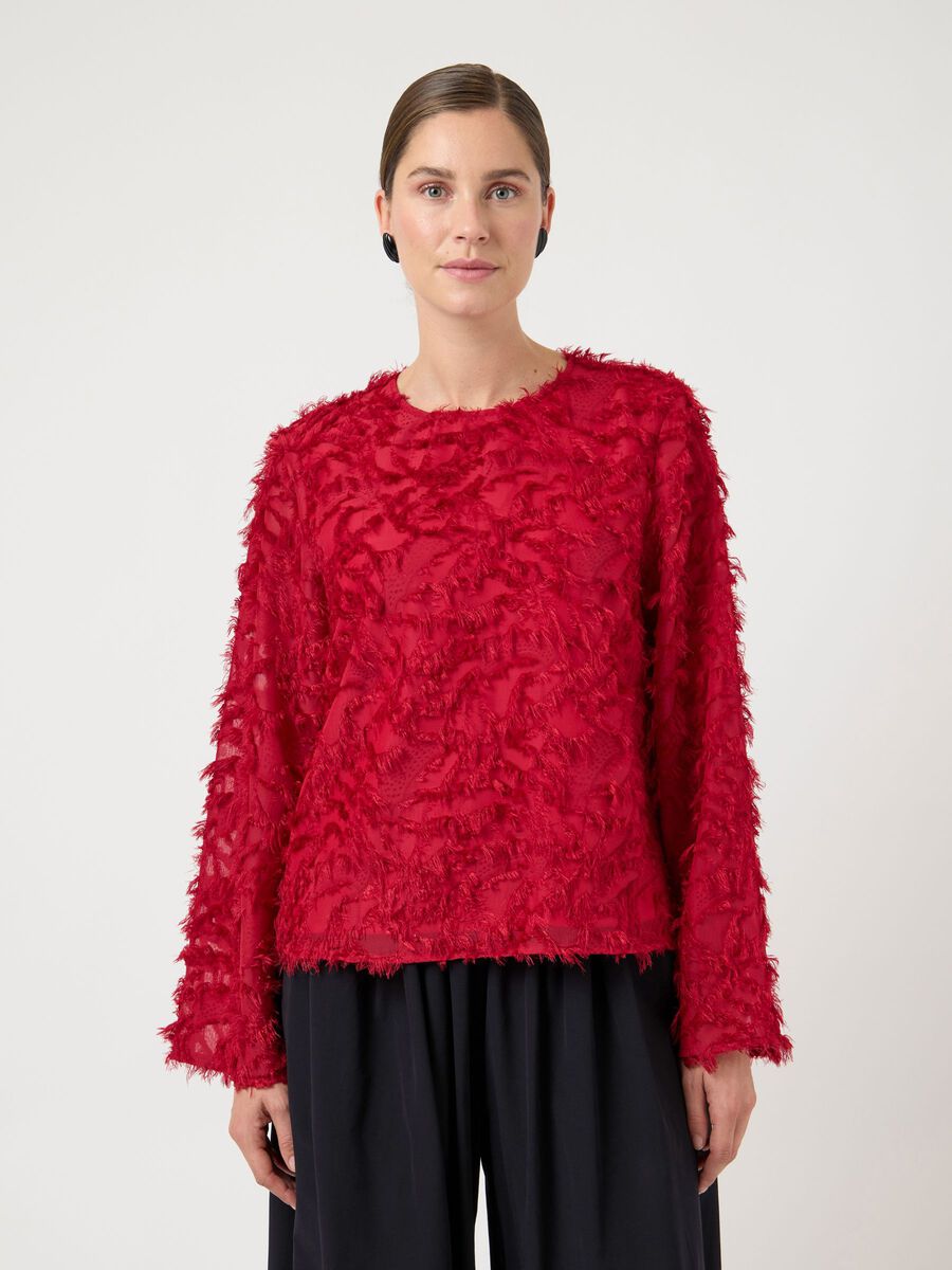Product carousel image - YASPARIA LONG SLEEVED TOP, Jester Red | 1