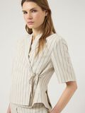 Product image thumbnail - YASLINURA 2/4 LINEN BLEND  BLAZER, Pristine | 3