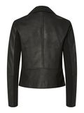 YAS YASSOPHIE LEATHER BIKER JACKET, Black, highres - 26018510_Black_002.jpg