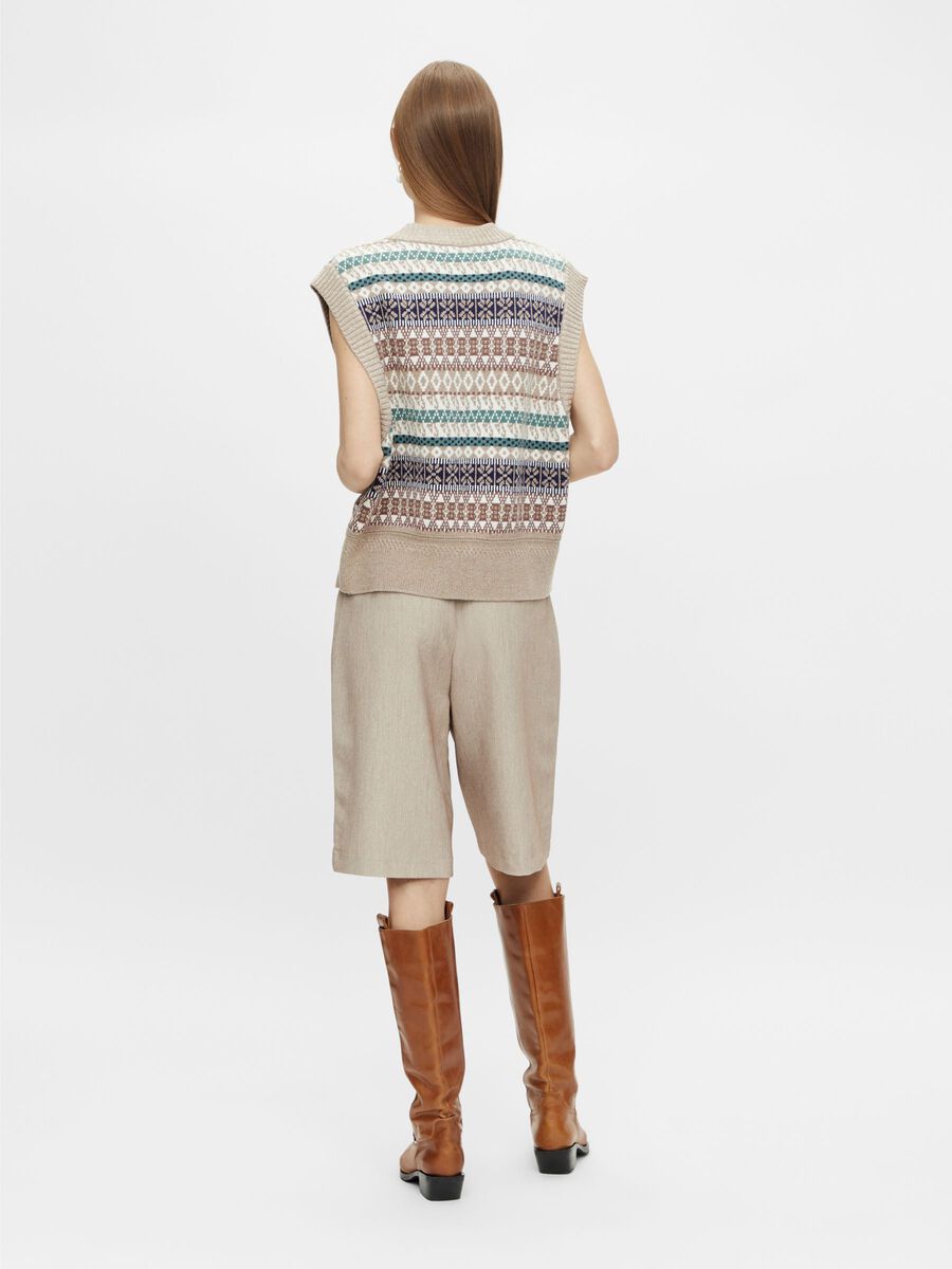 YAS YASFORREST SWEATER VEST, Tan, highres - 26025565_Tan_900699_004.jpg