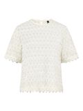 Y.A.S YASDOSE LACE SHORT SLEEVED TOP, Eggnog, highres - 26018615_Eggnog_001.jpg