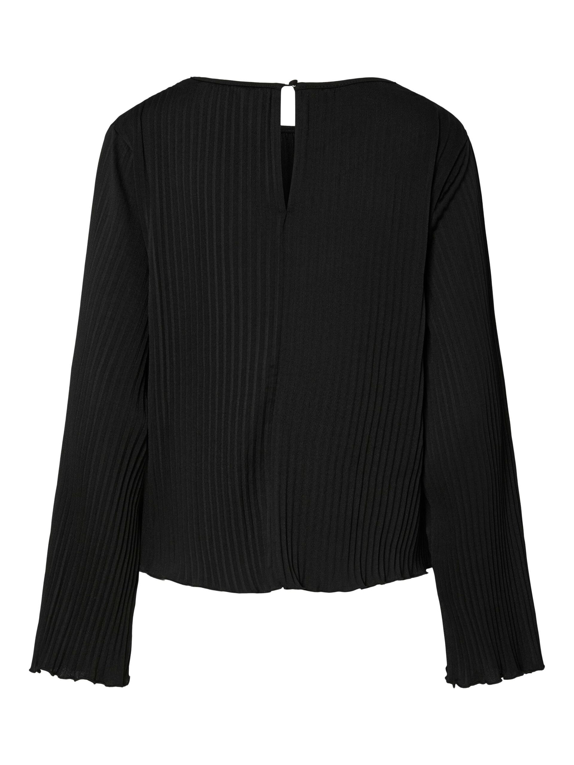 Carousel image - YASALISA TOP MED LANGE ÆRMER, Black | 6