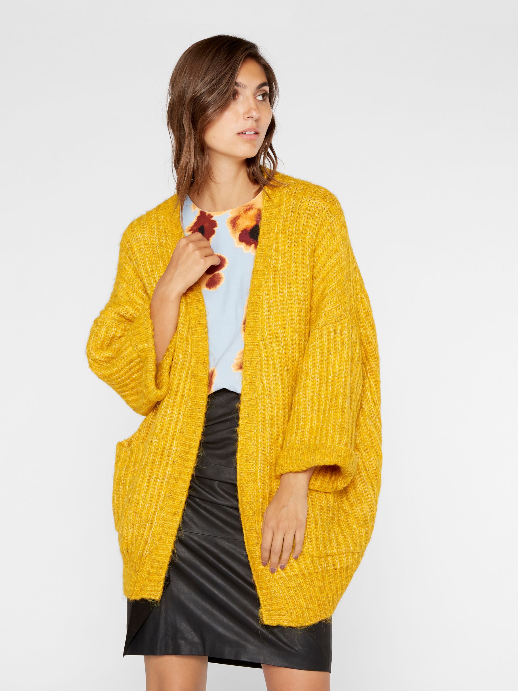 Side pocket cardigan shop