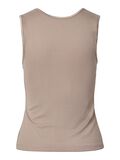 Product image thumbnail - YASPALOMA TANKTOP, Taupe Gray | 7