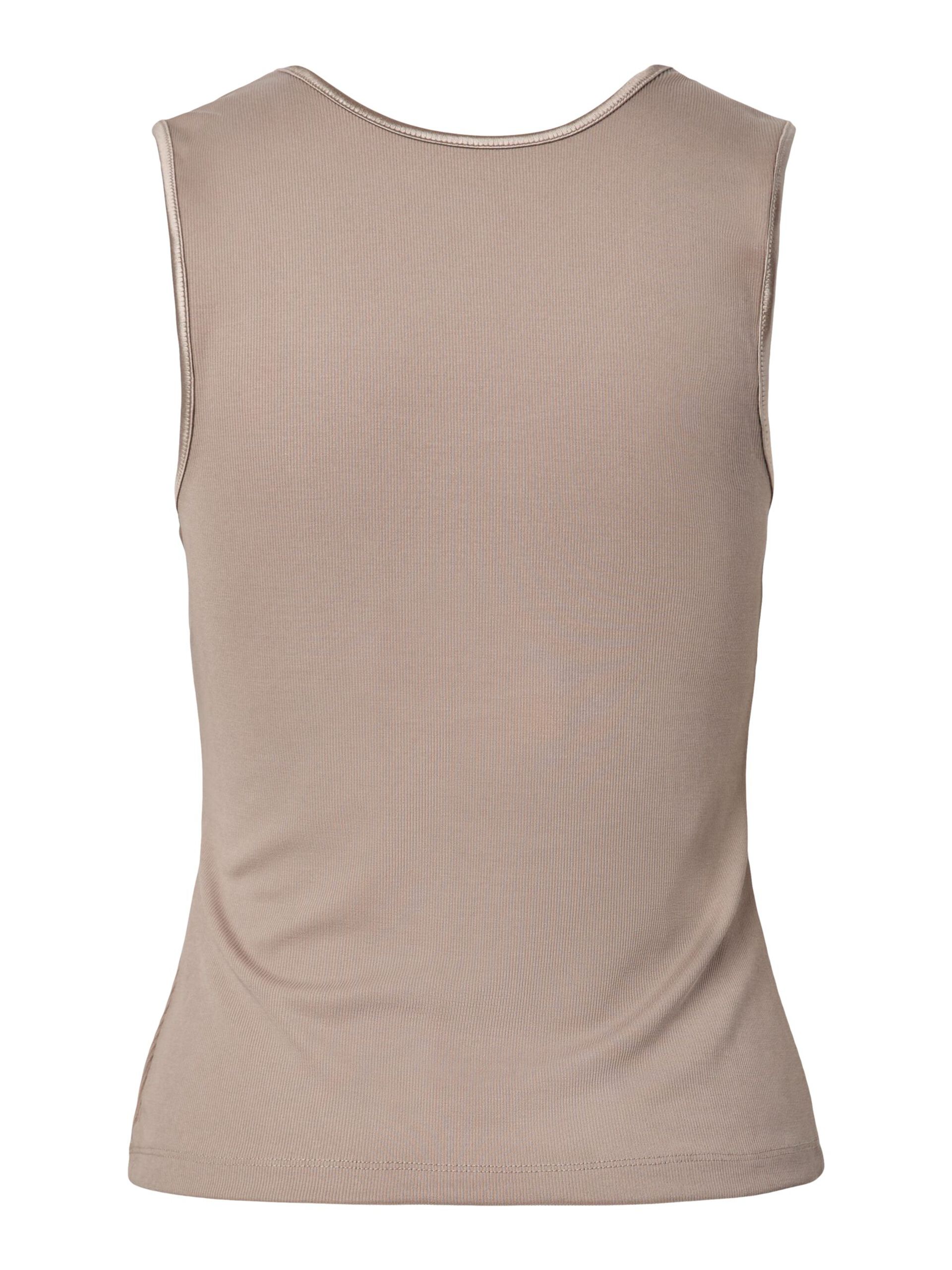 Carousel image - YASPALOMA TANK TOP, Taupe Gray | 7