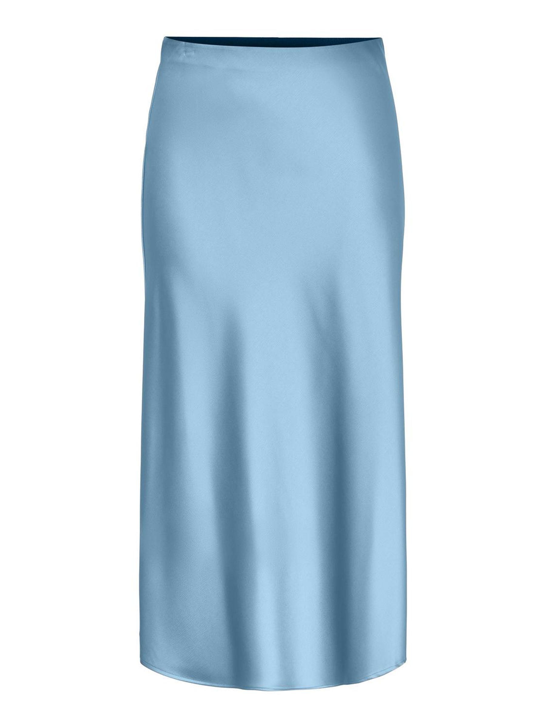 YASPELLA JUPE MI LONGUE Bleu YAS France