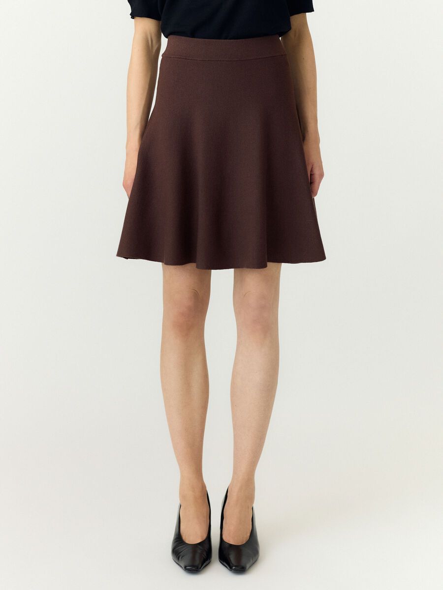 Product tile image YASFONNY MINI SKIRT, Chocolate Brown 26031906_ChocolateBrown