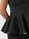 Product image thumbnail - YASNAOMI TOP SANS MANCHES, Black | 3