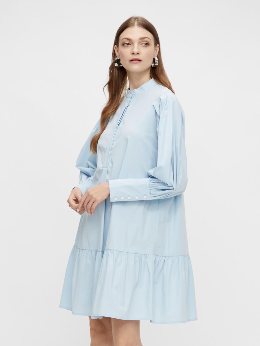 YAS YASMIGGER KORT KJOLE, Cashmere Blue, highres - 26022719_CashmereBlue_003.jpg